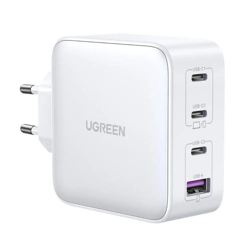 Адаптер Ugreen CD226 GaN 3x,USB - C / USB 100W PPS бял