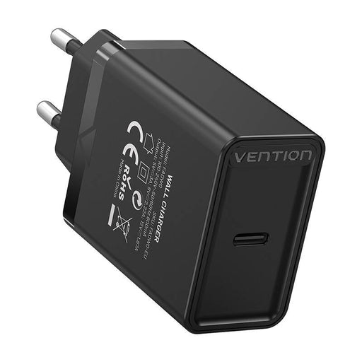 Адаптер Vention FADB0-EU USB-C 20W черен