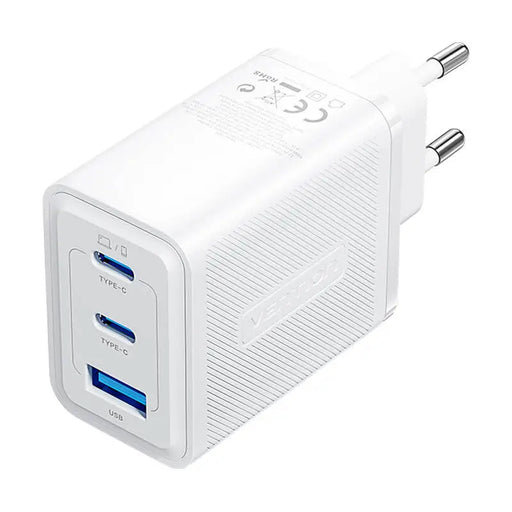 Адаптер Vention FERW0-EU 2xUSB-C USB-A 65W/65W/30W GaN бял