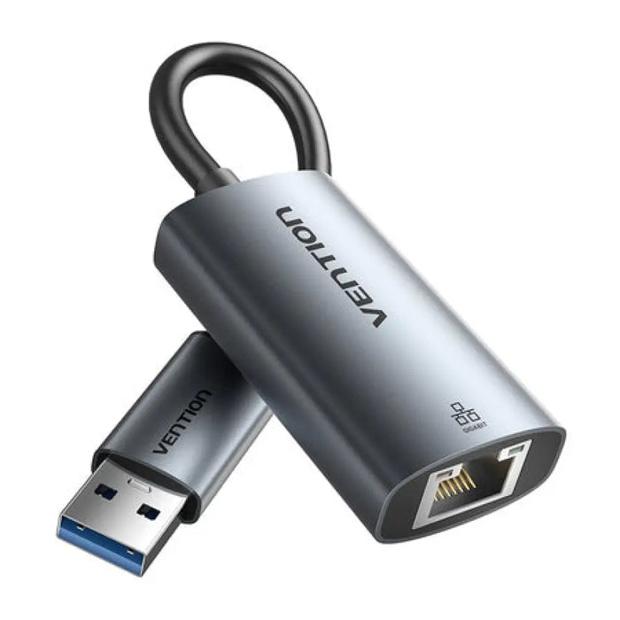 Адаптер Vention USB-A + USB-C до Gigabit Ethernet 0.15m