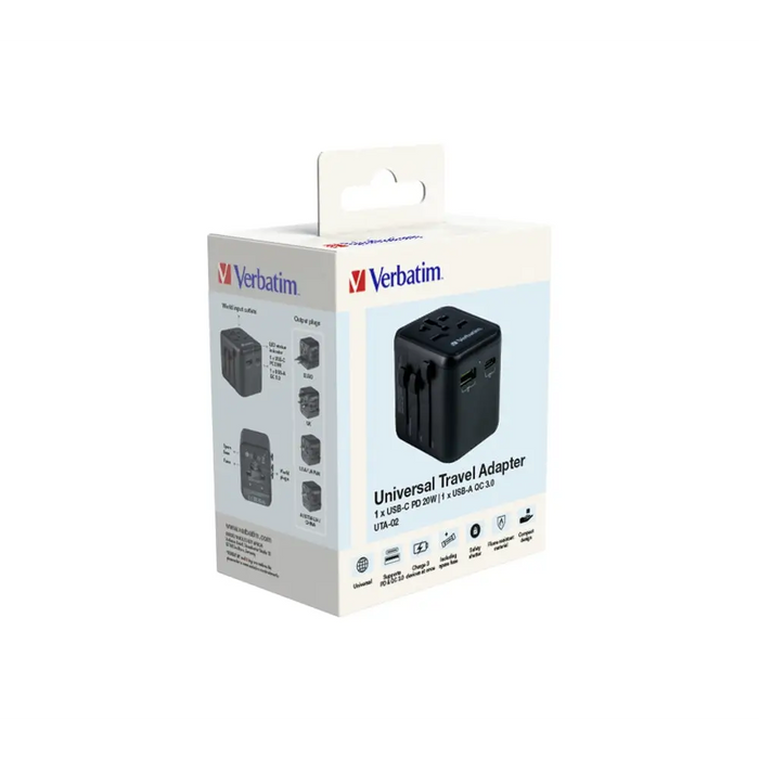 Адаптер Verbatim UTA - 02 Universal Travel Adapter