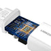 Адаптер Wozinsky WGWCW USB-A USB-C 20W бял