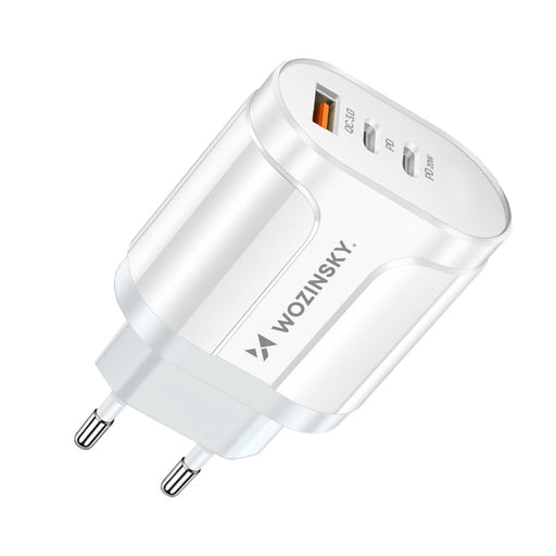 Адаптер Wozinsky WWCUCW 60W 2x USB-C 1x USB-A QC бял