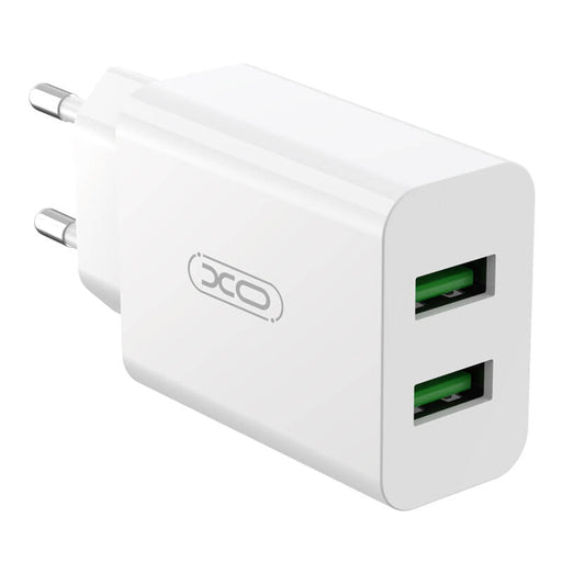 Адаптер XO L119 2x USB-A с Lightning кабел 18W бели