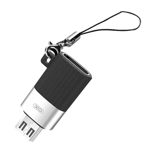 Адаптер XO NB149 - C USB - C към Micro USB черен
