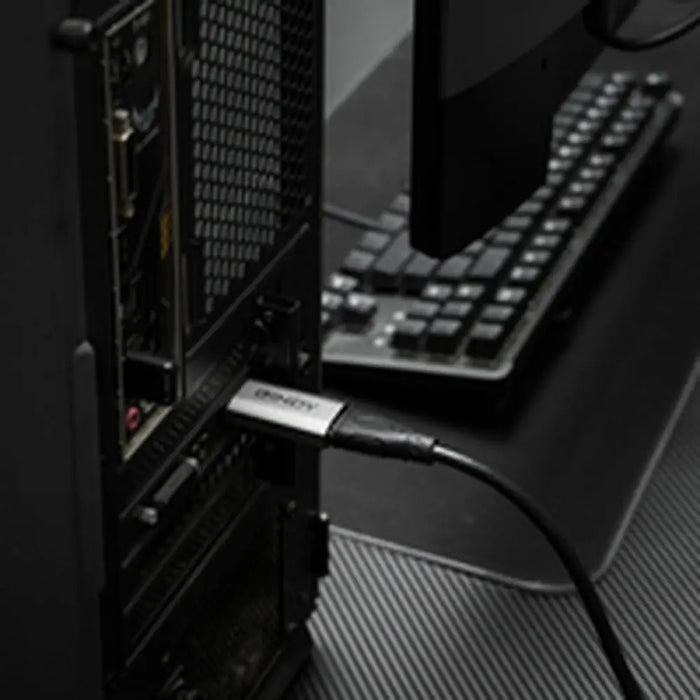 Адаптер за DisplayPort към HDMI LINDY 8K60 ACTIVE Сив