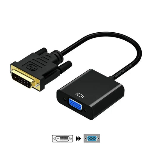 Адаптер за DVI-D към VGA Aisens A147-0352 Черен