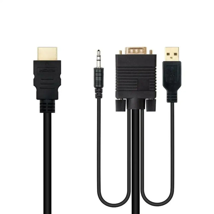Адаптер за HDMI към VGA с аудио NANOCABLE 10.15.4350 1,8 m