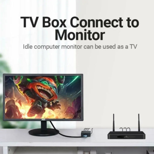 Адаптер за RCA към HDMI Vention AEFB0 Черен