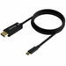 Адаптер за USB-C към DVI Aisens A109-0689 Черен 1,8 m
