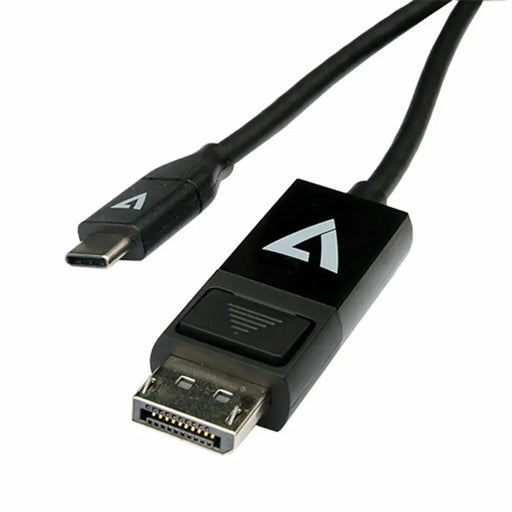 Адаптер за USB-C към DVI V7 V7UCDP-2M Черен