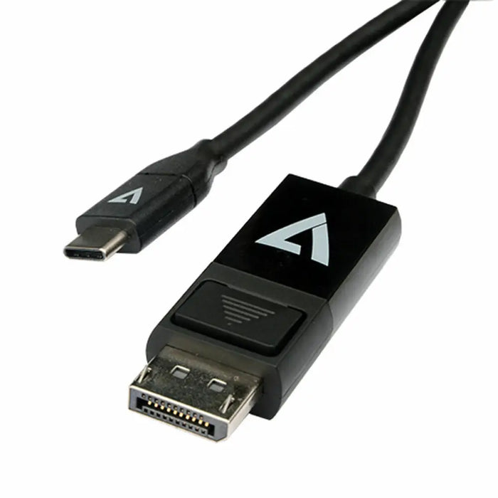 Адаптер за USB-C към DVI V7 V7UCDP-2M Черен