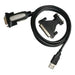 Адаптер за USB към RS232 NANOCABLE 10.03.0002 1,8 m Черен