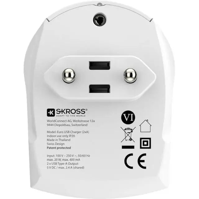 Адаптер-зарядно SKROSS Euro USB Charger