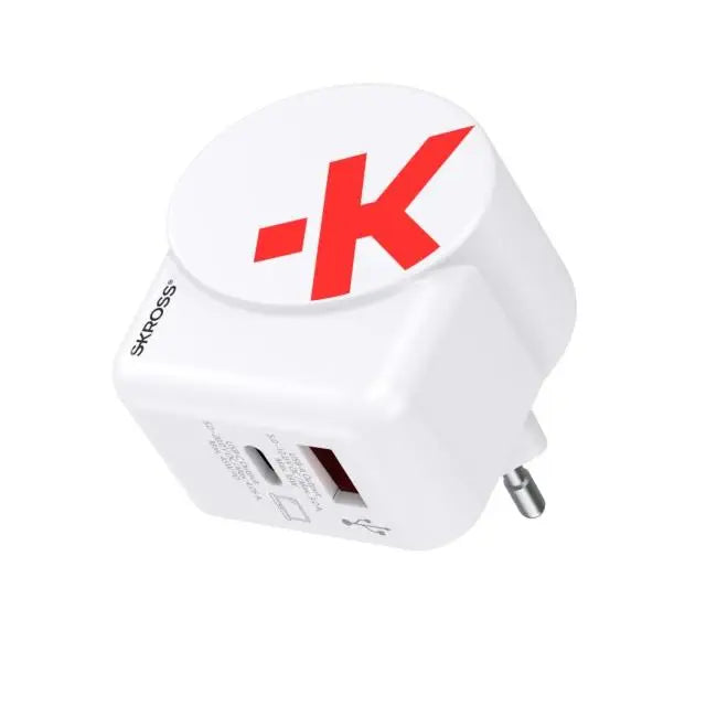 Адаптер-зарядно SKROSS Euro USB Charger AC45PD USB-A USB-C
