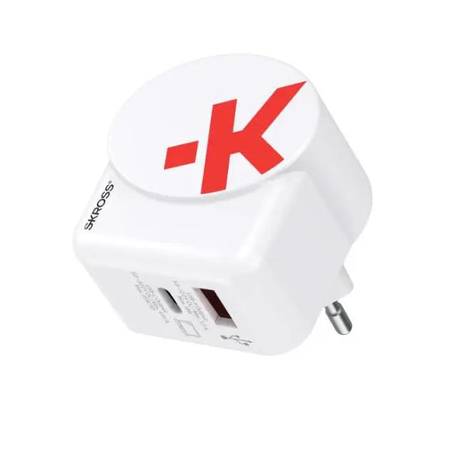 Адаптер-зарядно SKROSS Euro USB Charger AC65PD USB-A USB-C