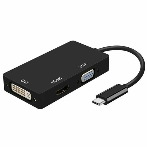 Адаптер за USB-C към VGA/HDMI/DVI Aisens A109-0343 Черен 15