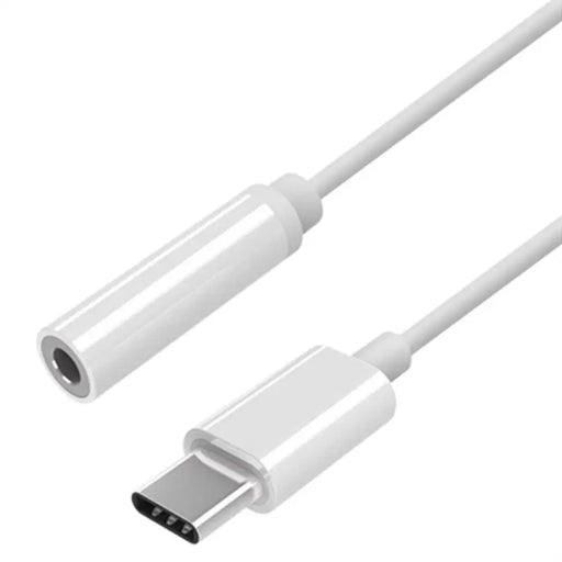 Адаптер за USB-C към Jack 3.5 mm Aisens A109-0384 15 cm Бял