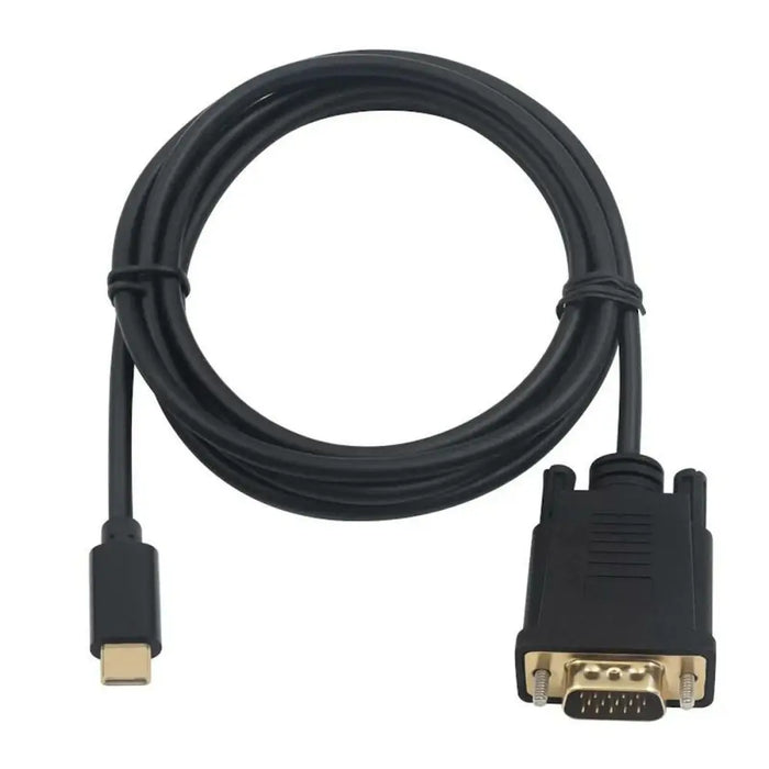 Адаптер за VGA USB-C Ewent EC1052 Черен 1,8 m