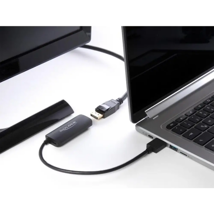 Адаптер Delock 63206 HDMI-A мъжко - DisplayPort женско 4K