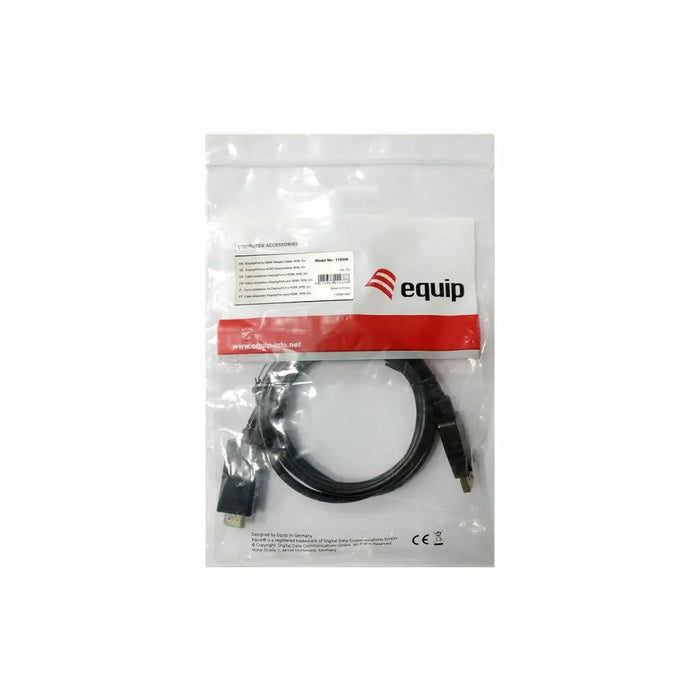 Адаптер за DisplayPort към HDMI Equip 119392 Черен 5 m
