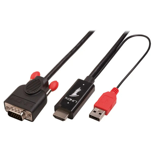 Адаптер за DisplayPort към HDMI LINDY 41456 Черен