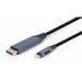 Адаптер за HDMI към DVI GEMBIRD CC-USB3C-DPF-01-6 Черен/Сив