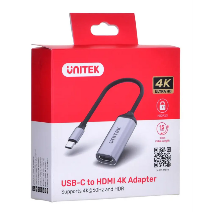 Адаптер за кабел Unitek (V1420A) USB-C - HDMI 2.0 4K 60Hz