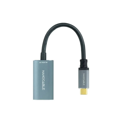 Адаптер за USB C към DVI NANOCABLE 10.16.4104 G Сив 15 cm