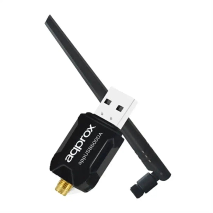 Адаптер за USB към WiFi approx! APPUSB600DA Черен