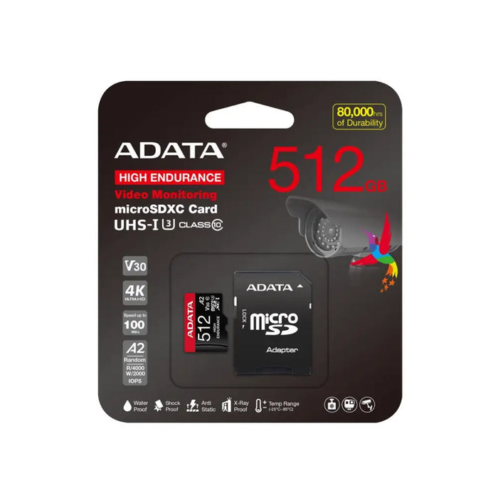 ADATA High Endurance 512 GB MicroSDXC UHS-I клас 10