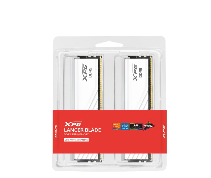 ADATA LANCER BLADE RGB 48GB (2x24GB) DDR5 6000 MHz CL36 Бяла