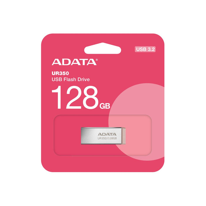 USB флаш памет ADATA UR350 128 GB USB Type-A 3.2 Gen 1 (3.1 Gen 1) Кафява