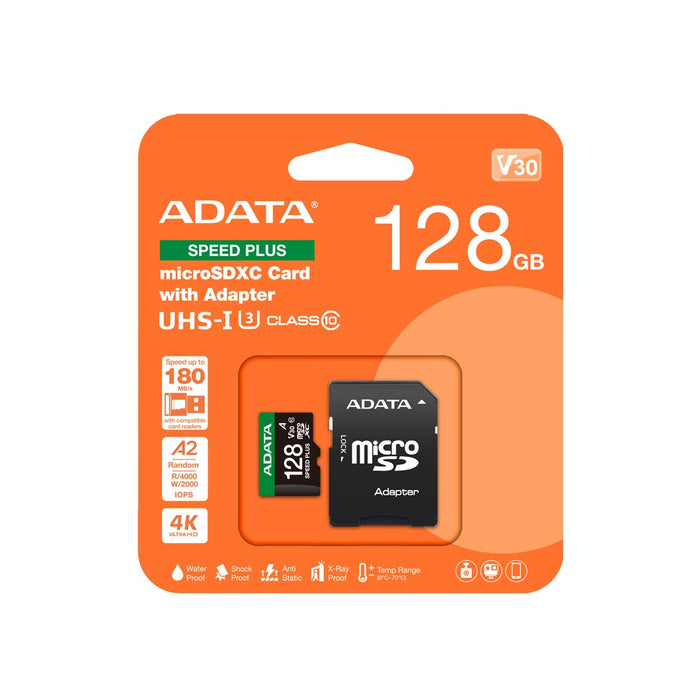 ADATA Speed Plus 128 GB MicroSDXC клас 10
