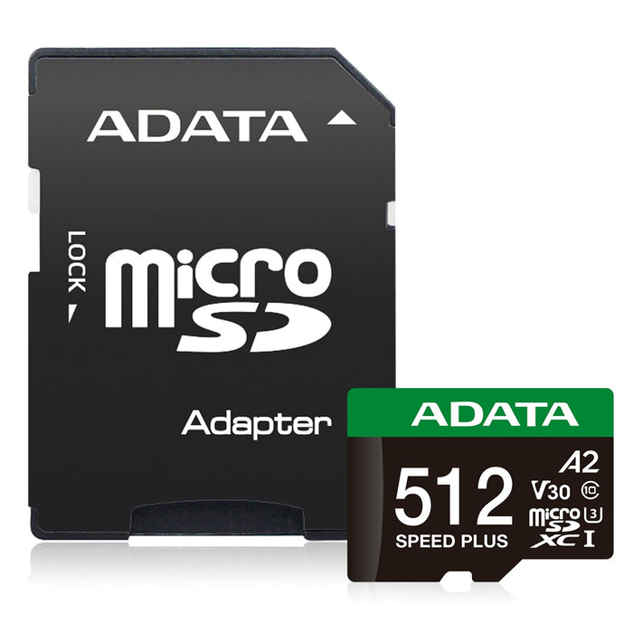 ADATA Speed Plus 512 GB MicroSDXC клас 10