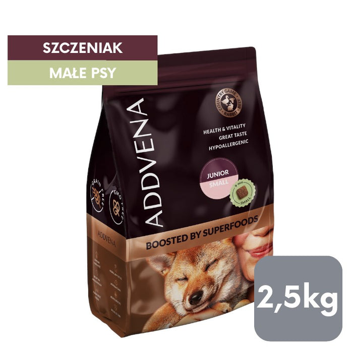 ADDVENA ПОДСИЛЕНА ОТ СУПЕРХРАНИ dla szczeniąt małych ras 2,5kg