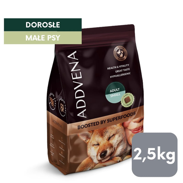 ADDVENA ПОДСИЛЕНА ОТ СУПЕРХРАНИ dla dorosłych psów małych ras 2,5kg