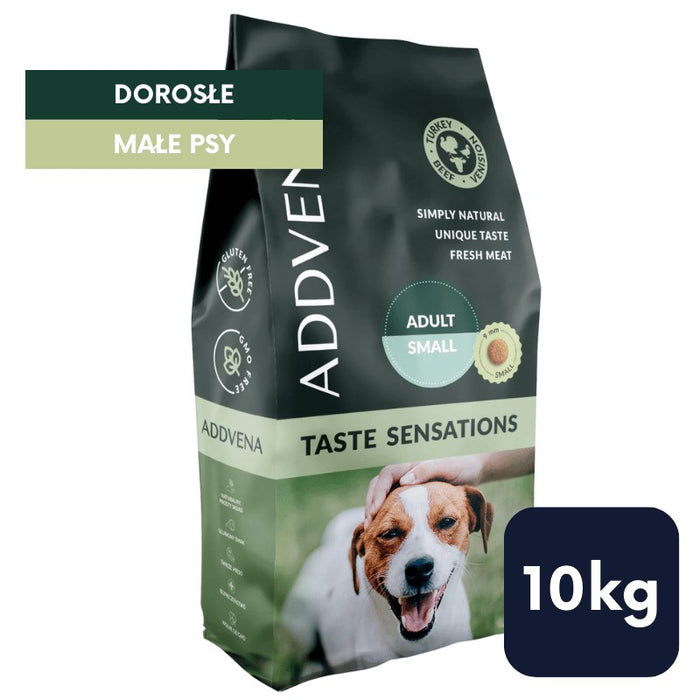 ADVENA Taste Sensations за възрастни малки пуйки - суха храна за кучета - 10 кг