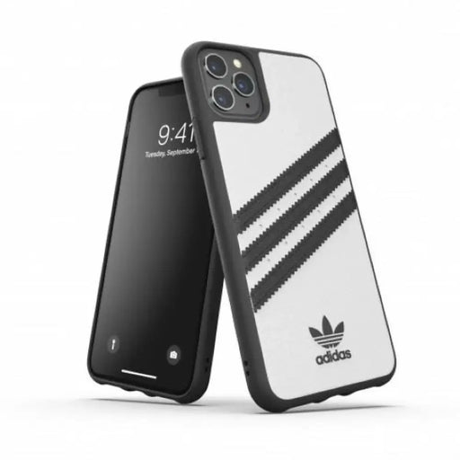 Adidas Molded Case PU за iPhone 11 Pro Max - бял и черен