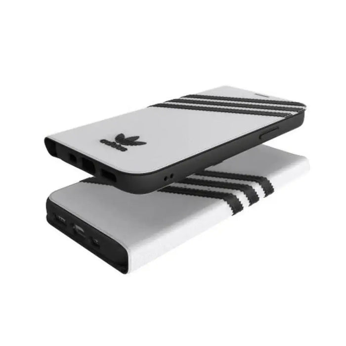 Adidas OR Booklet Case PU за iPhone 12 / 12 Pro 6.1’’ - бял