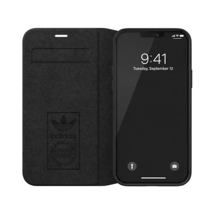Adidas OR Booklet Case PU за iPhone 12 / 12 Pro 6.1’’ - бял