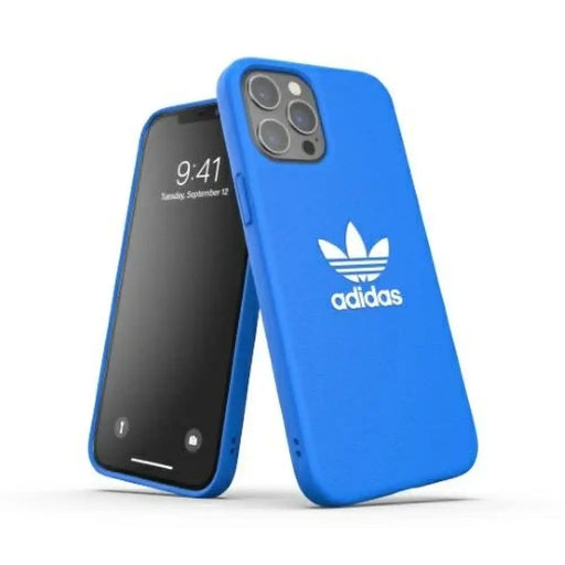 Adidas OR Molded Case Basic за iPhone 12 Pro Max - син и бял