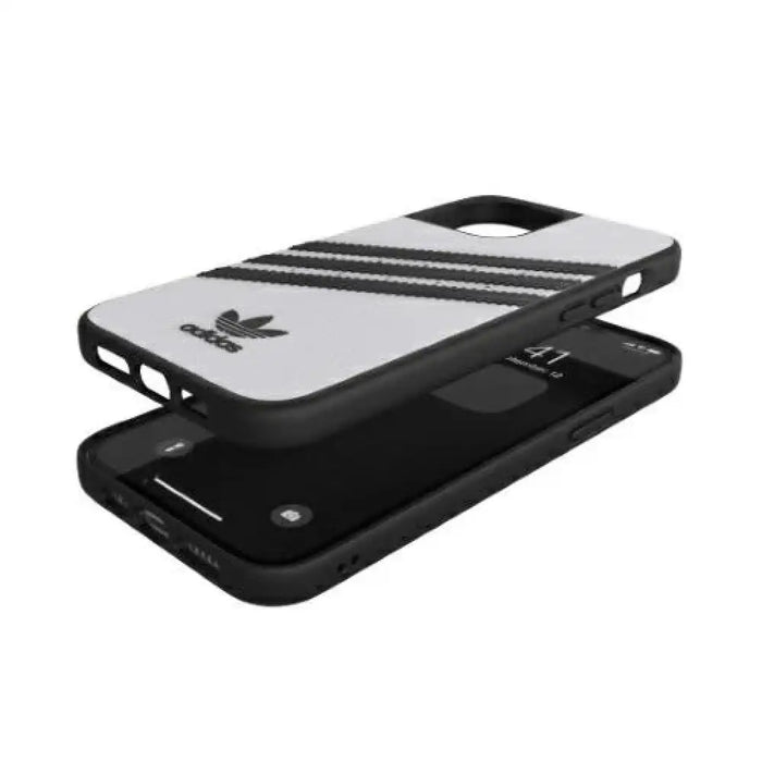 Adidas OR Molded Case PU за iPhone 12 Pro Max - бял/черен