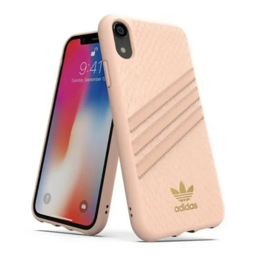 Adidas OR Molded Case Snake за iPhone Xr - розов