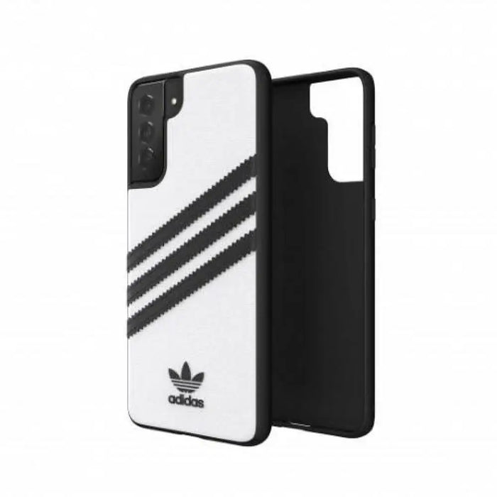 Adidas OR Moudled Case PU за Samsung Galaxy S21 + - бял