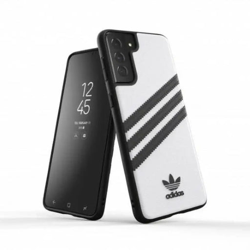 Adidas OR Moudled Case PU за Samsung Galaxy S21 + - бял