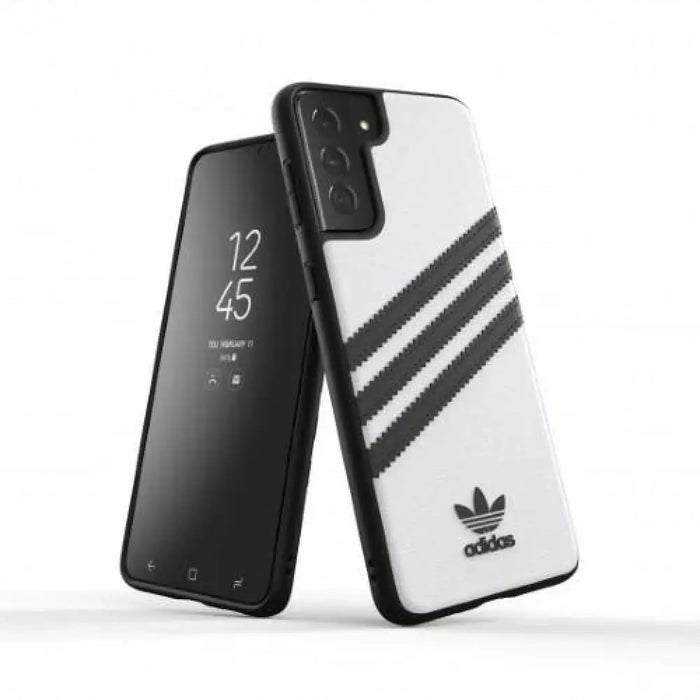 Adidas OR Moudled Case PU за Samsung Galaxy S21 + - бял