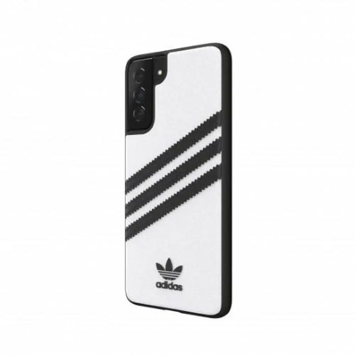 Adidas OR Moudled Case PU за Samsung Galaxy S21 + - бял