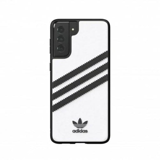 Adidas OR Moudled Case PU за Samsung Galaxy S21 + - бял