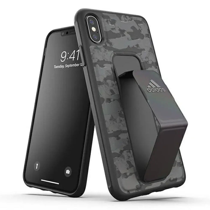 Adidas SP Grip Case CAMO iPhone Xs Max черно/черно 35026